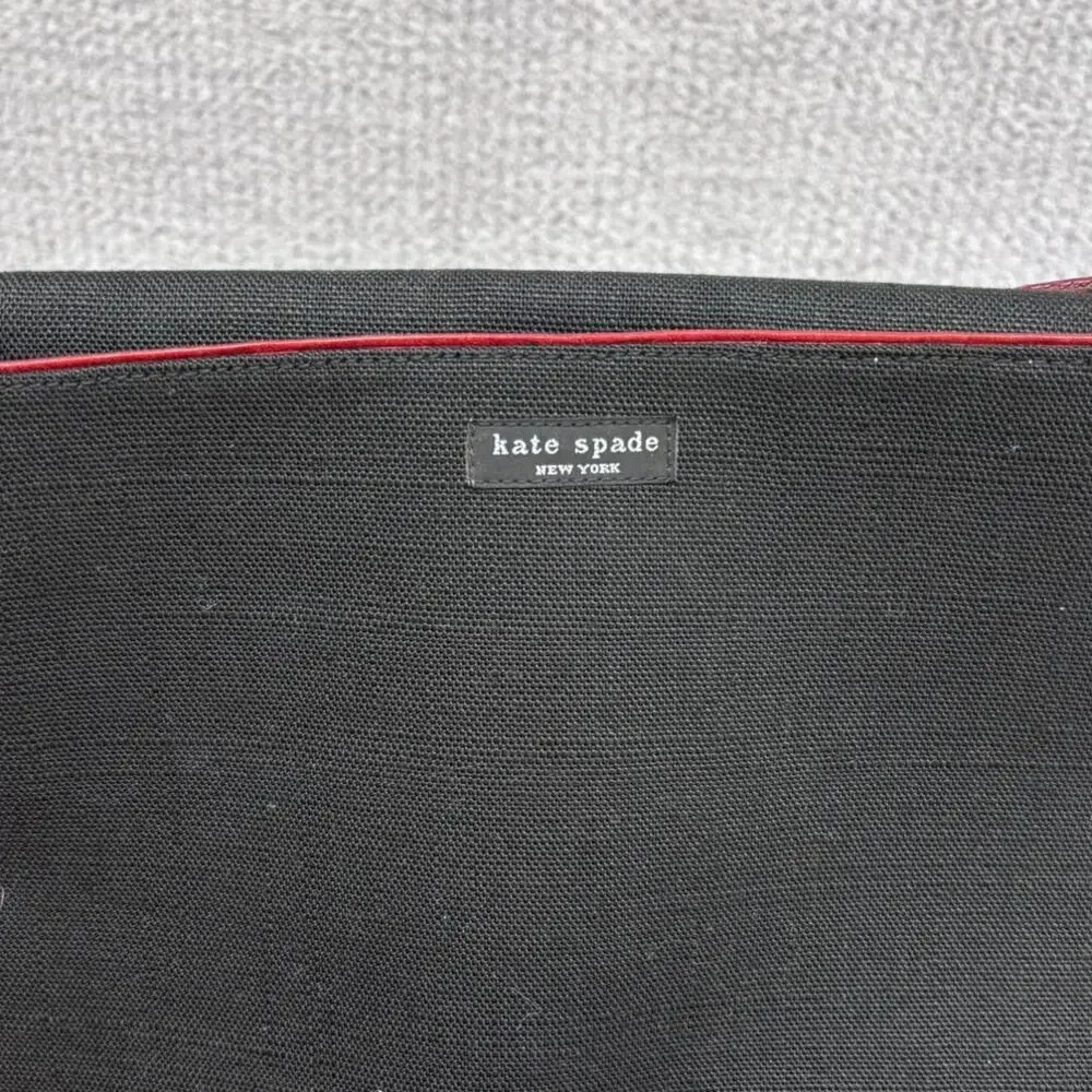 Kate Spade New York Vintage Black Nylon Shoulder Bag AS IS #81192